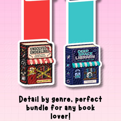 Book Store Magnetic Bookmark Bundle | Digital Download