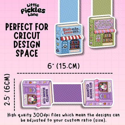 Book Store Magnetic Bookmark Bundle | Digital Download