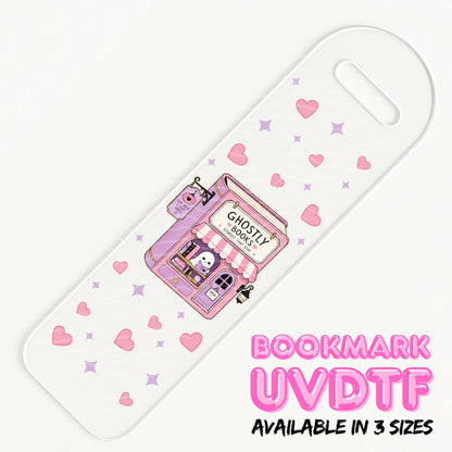 Ghostly Bookstore | Bookmark UV DTF
