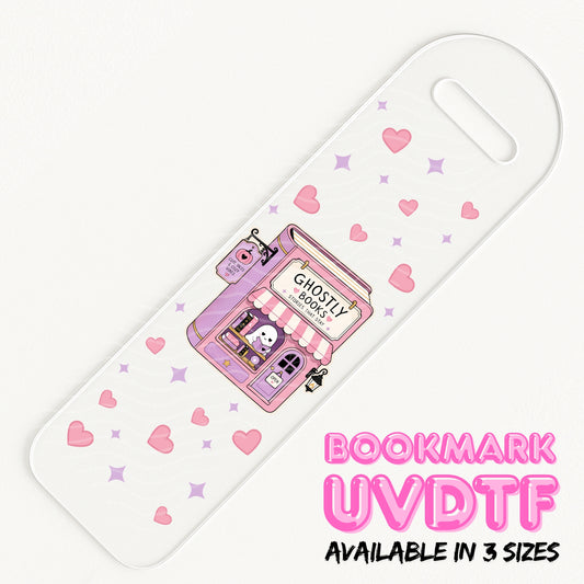 Ghostly Bookstore | Bookmark UV DTF