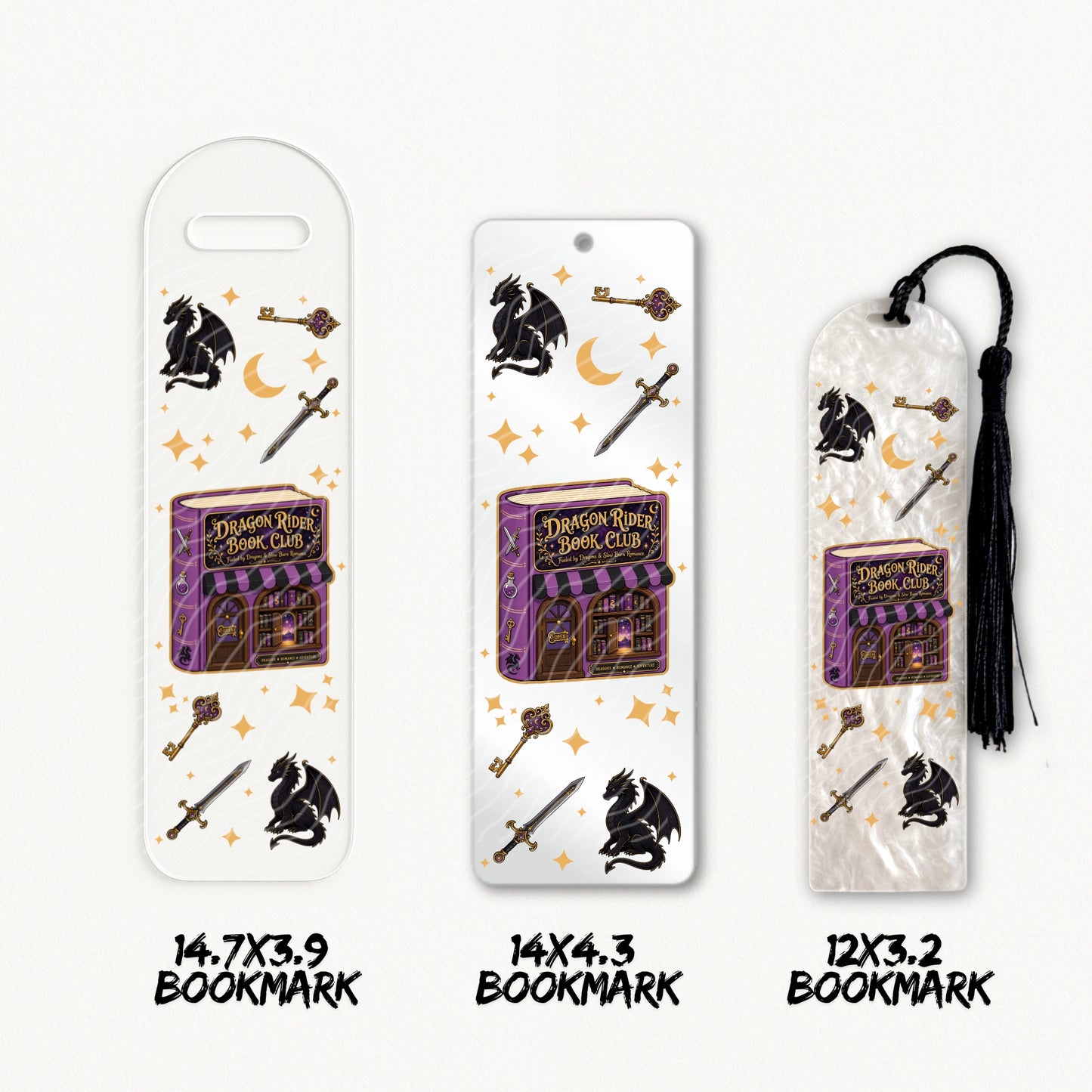 Fantasy Bookstore | Bookmark UV DTF