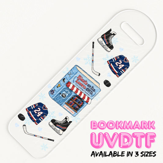 Hockey Bookstore | Bookmark UV DTF