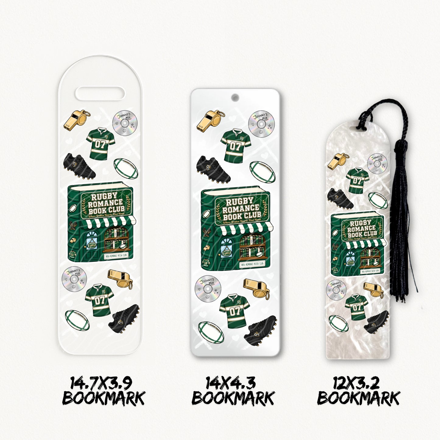 Rugby Bookstore | Bookmark UV DTF