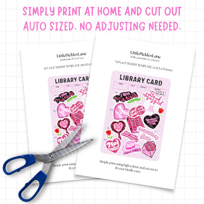 Book Obsessed Library Card | Digital Download