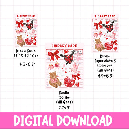 Romance Library Card | Digital Download