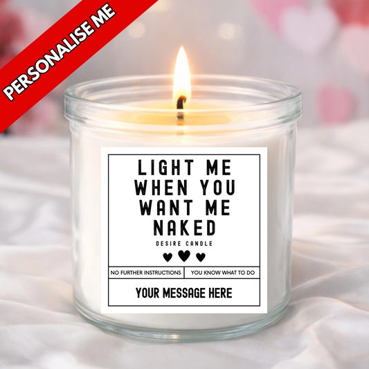 replacement glass jar candle labels funny gifts for her, valentines day or romantic gifts with that quirky funny tone