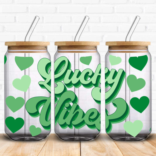 lucky vibes 16oz vinyl wraps for cans