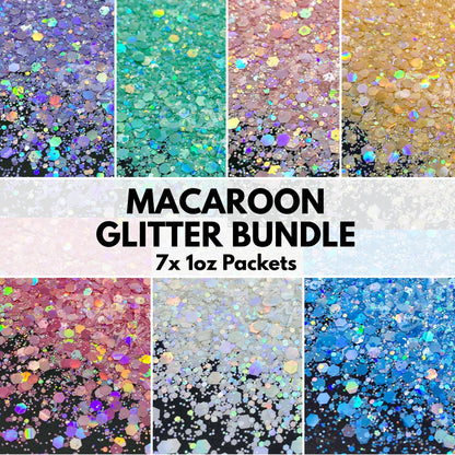 Macaroon Glitter Bundle (7x 1oz)