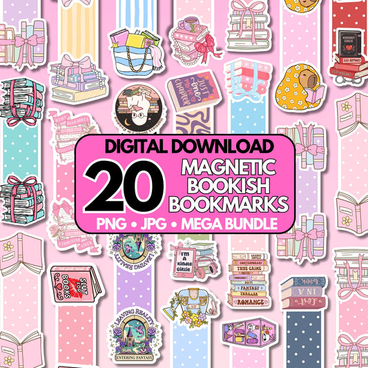 Magnetic Bookmark Bundle 1 | Digital Download