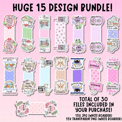 Magnetic Bookmark Bundle 2 | Digital Download