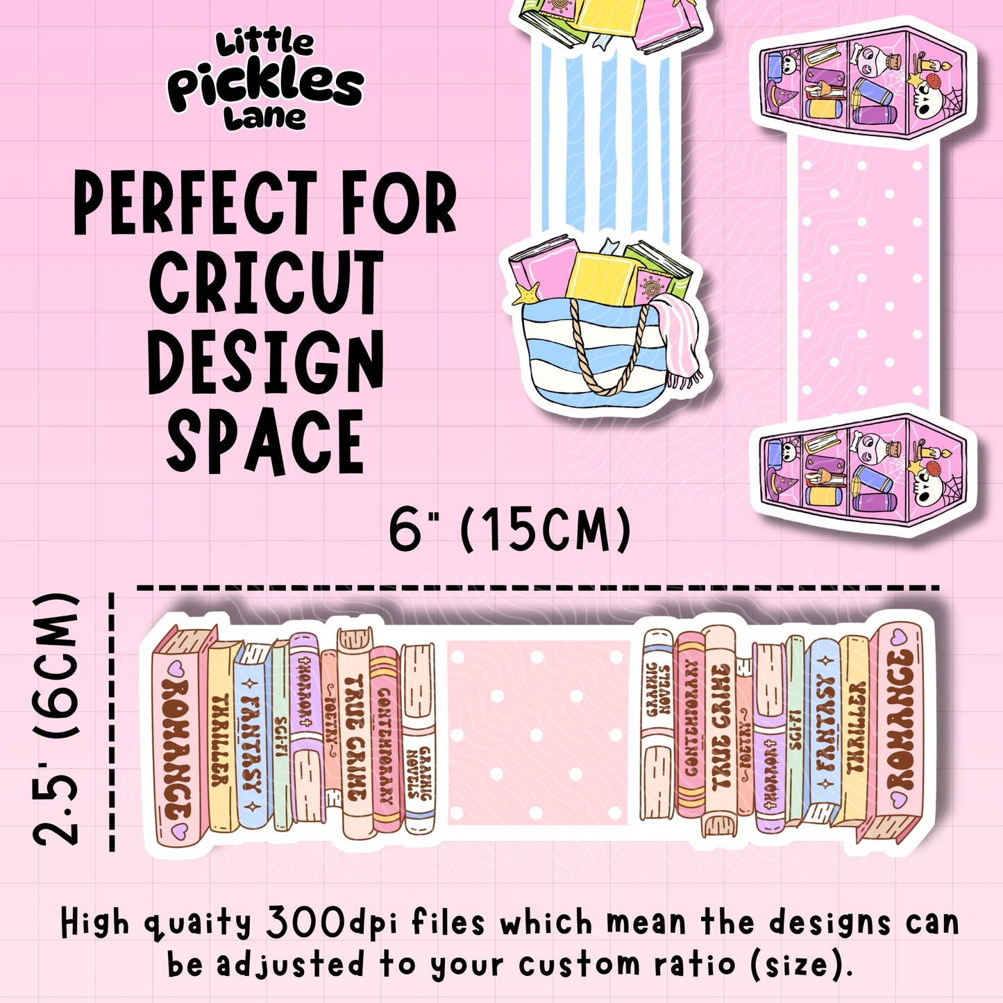 Magnetic Bookmark Bundle 1 | Digital Download