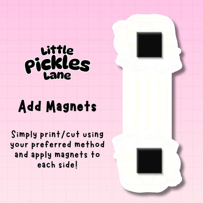 Magnetic Bookmark Bundle 2 | Digital Download