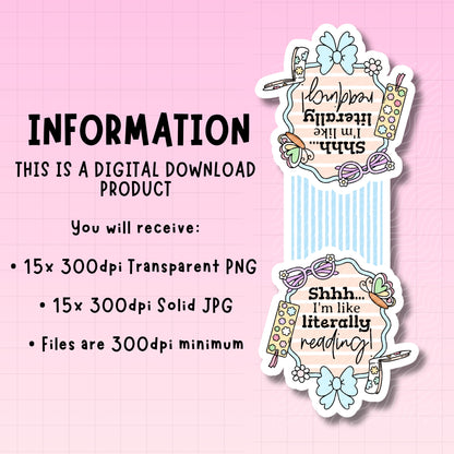 Magnetic Bookmark Bundle 2 | Digital Download