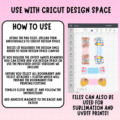 Magnetic Bookmark Bundle 1 | Digital Download