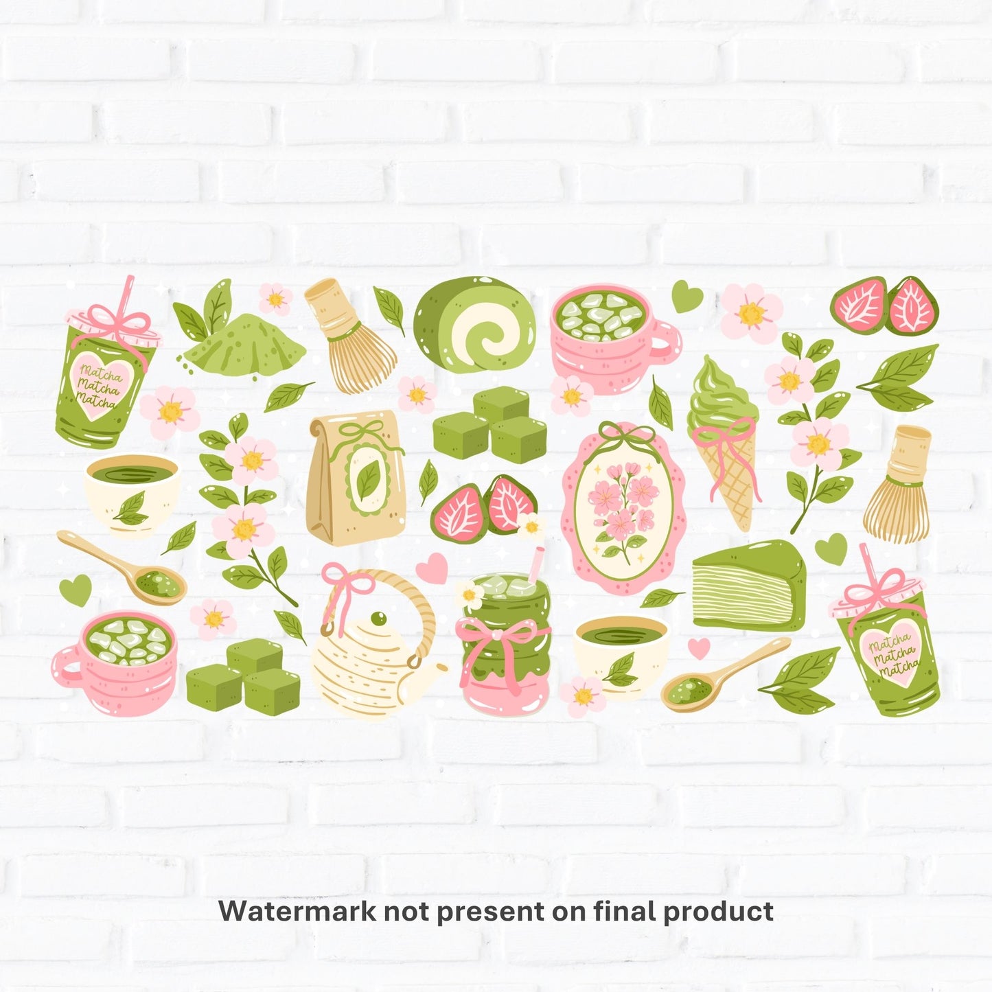 Matcha | UV DTF Wrap