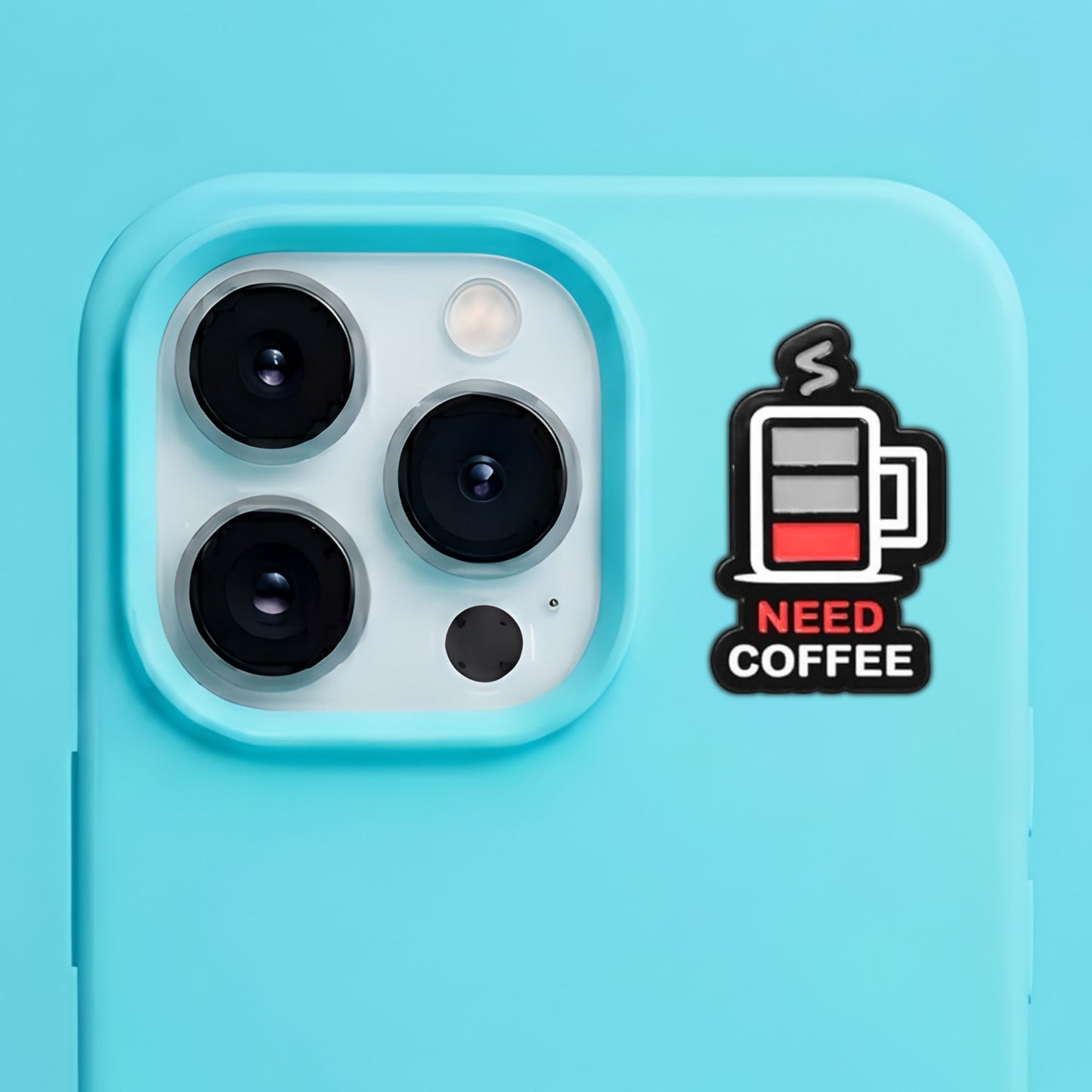 Coffee & Matcha - Enamel Metal Sticker Pin Charms