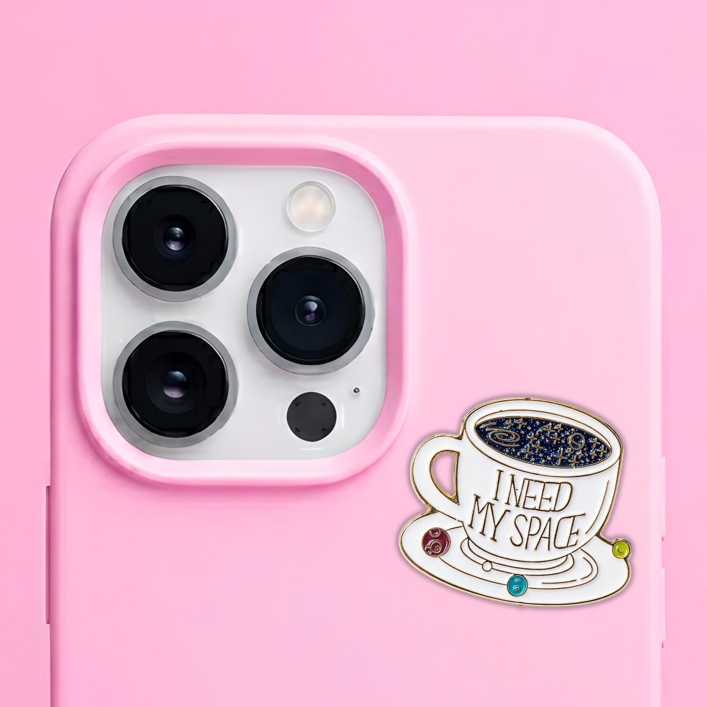 Coffee & Matcha - Enamel Metal Sticker Pin Charms
