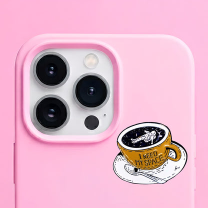 Coffee & Matcha - Enamel Metal Sticker Pin Charms