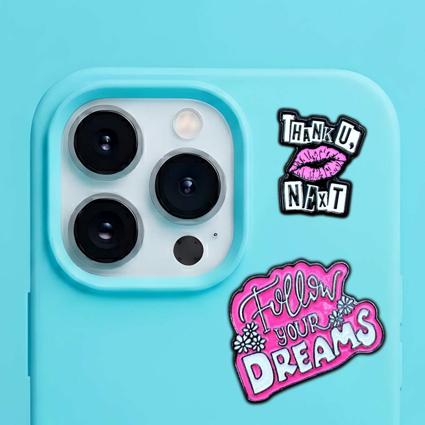 Quotes & Sayings - Enamel Metal Sticker Pin Charms