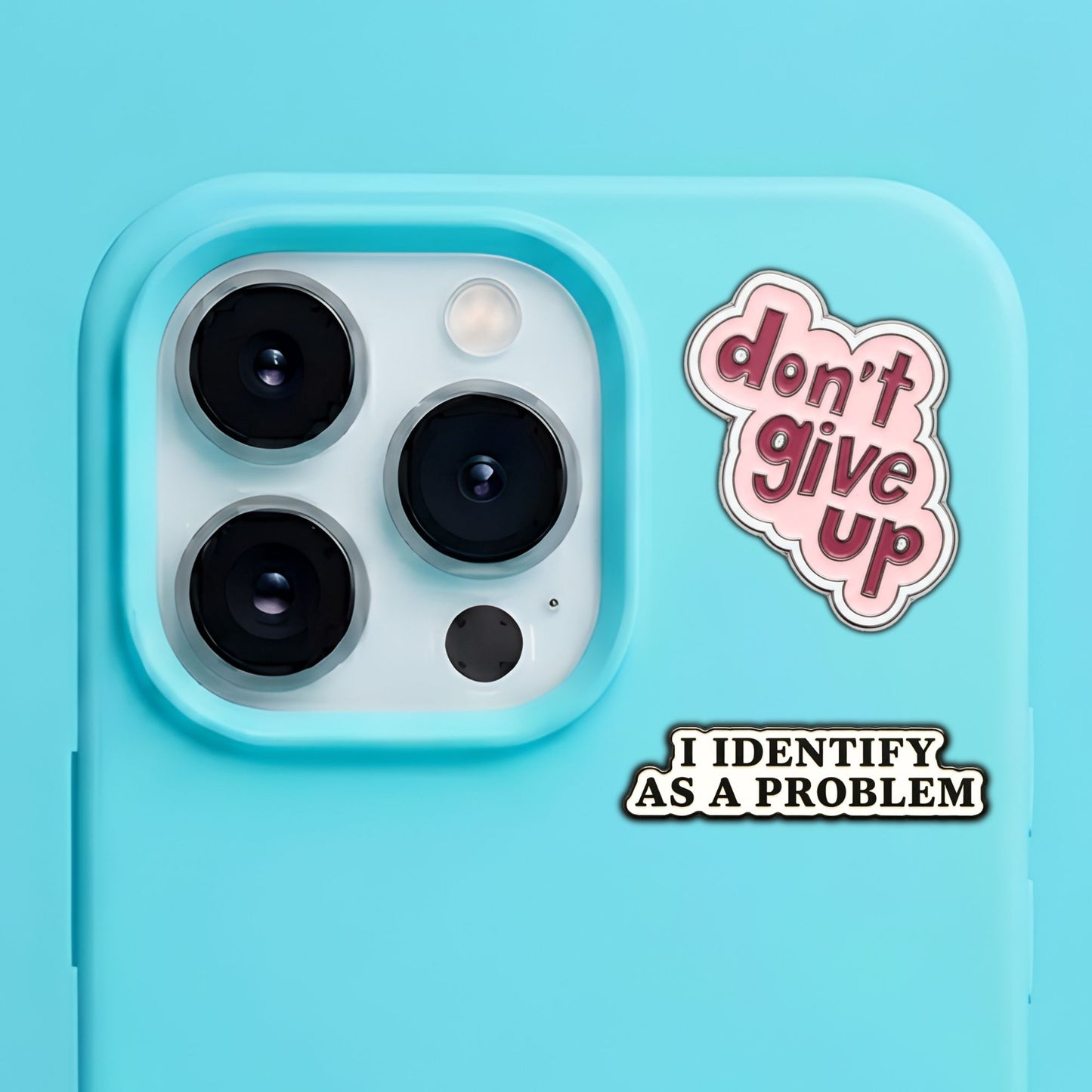 Quotes & Sayings - Enamel Metal Sticker Pin Charms