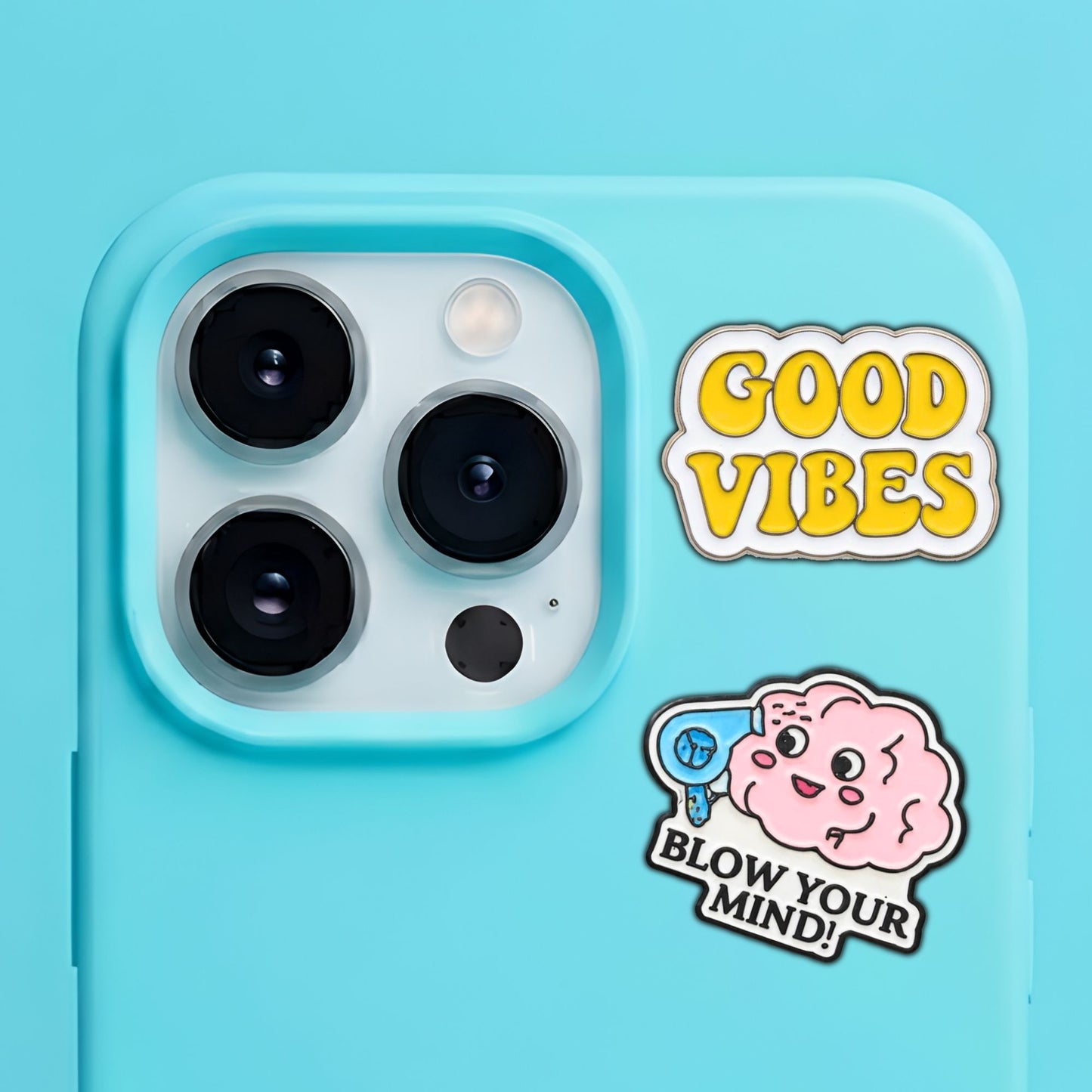Quotes & Sayings - Enamel Metal Sticker Pin Charms