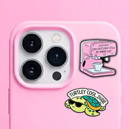 Quotes & Sayings - Enamel Metal Sticker Pin Charms