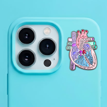 Medical - Enamel Metal Sticker Pin Charms