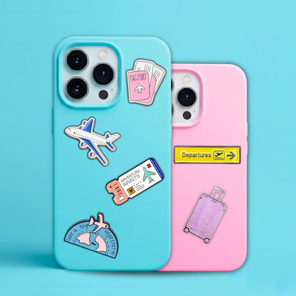 Travel - Enamel Metal Sticker Pin Charms