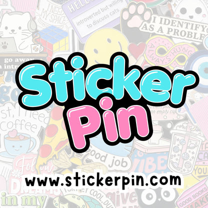 Mixed Designs - Enamel Metal Sticker Pin Charms