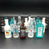 spirit bottles doll house miniatures