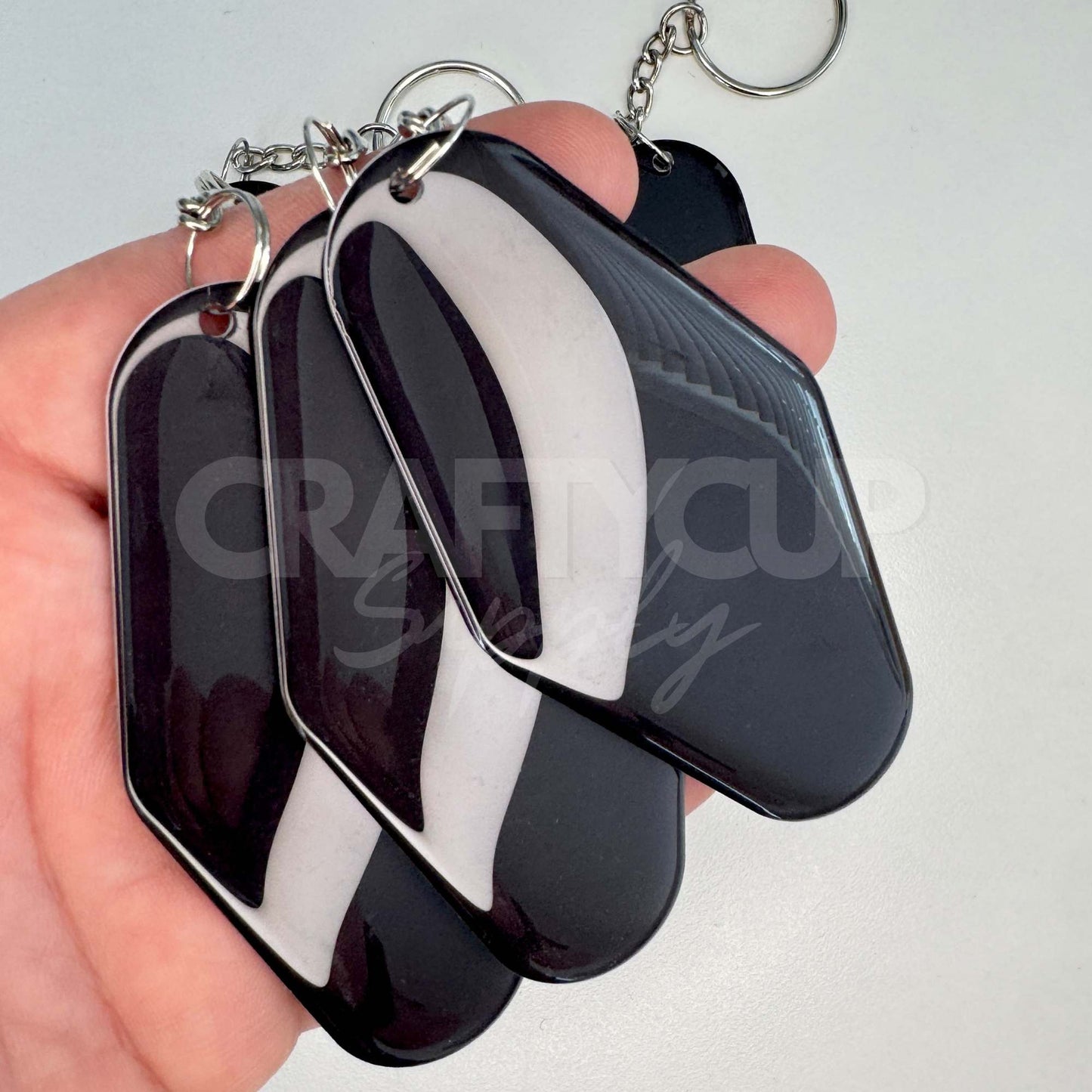 Motel NFC Programmable Keyring - Black