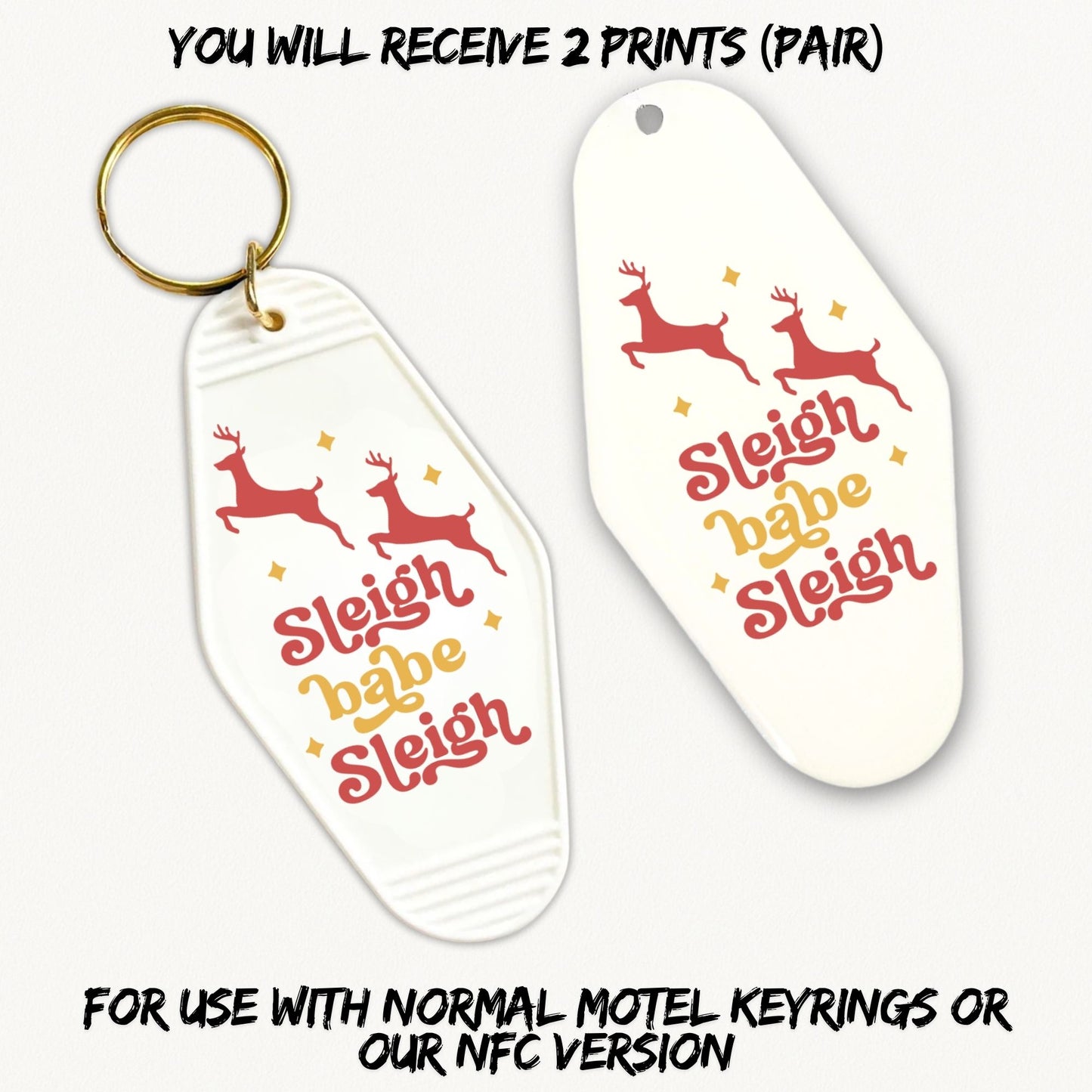 Sleigh Babe Sleigh | 2x Motel UVDTF