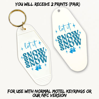 Snow Snow Snow | 2x Motel UVDTF