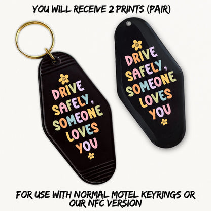 Drive Safely | 2x Motel UVDTF