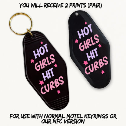Hot Girls Hit Curbs | 2x Motel UVDTF