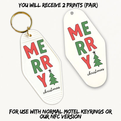 Merry Christmas | 2x Motel UVDTF