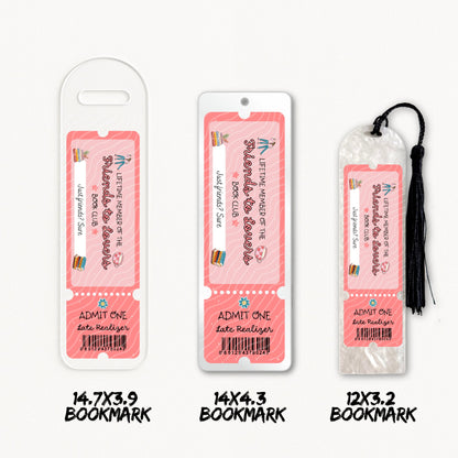 Friends To Lovers Ticket | Bookmark UV DTF