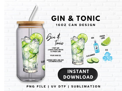 Gin & Tonic | Digital Download