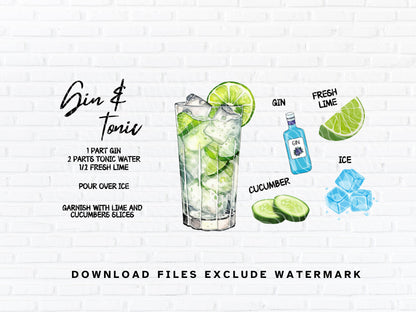 Gin & Tonic | Digital Download