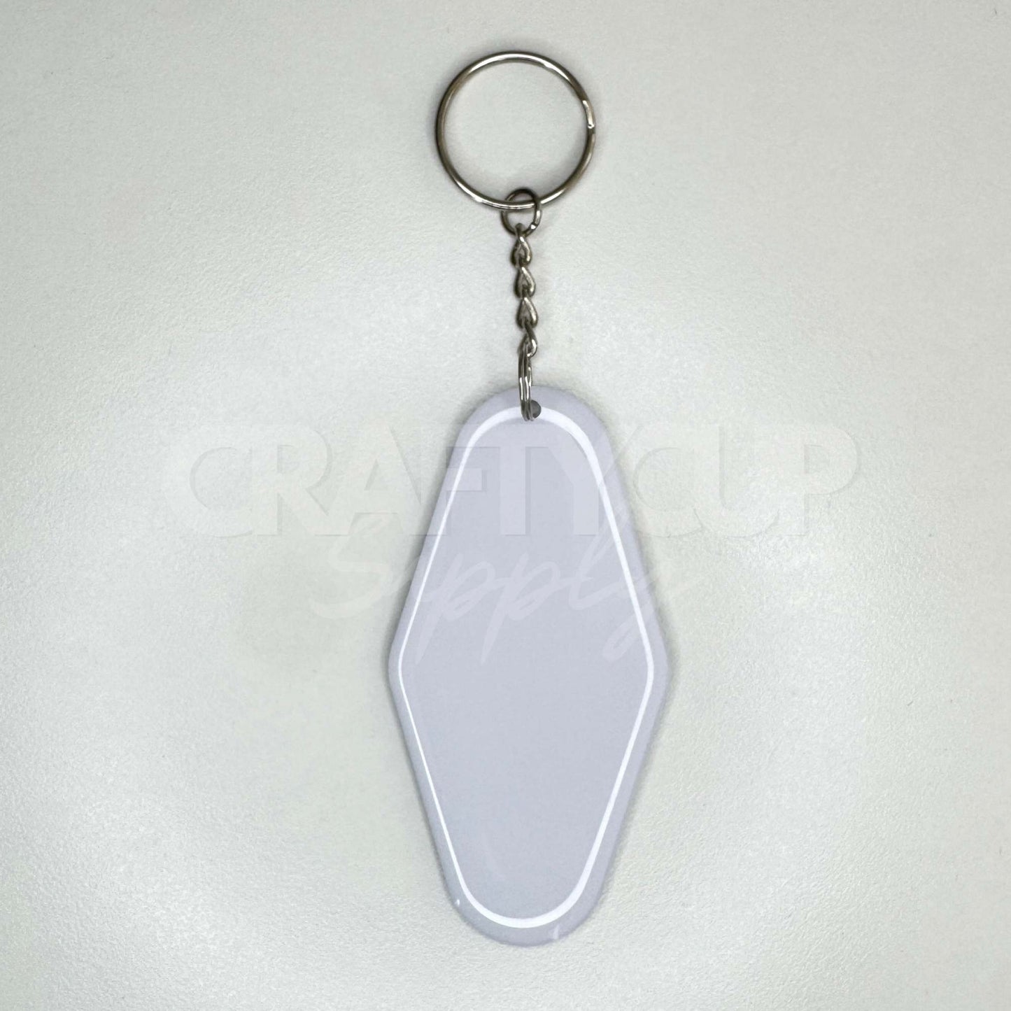 Motel NFC Programmable Keyring - White