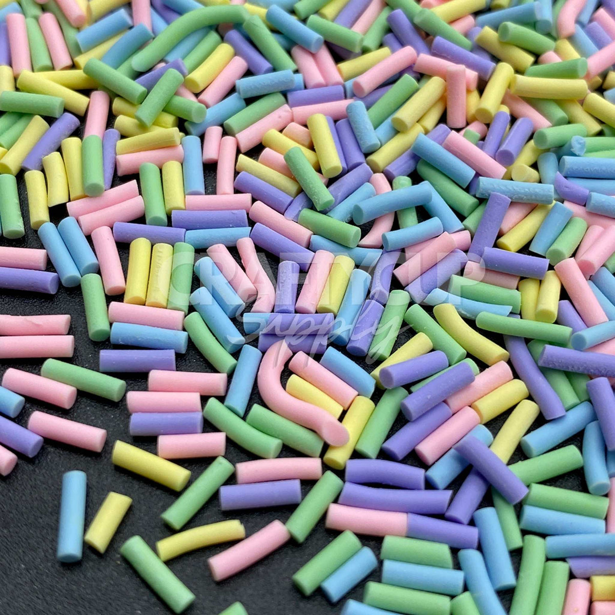 pastel fimo clay sprinkles