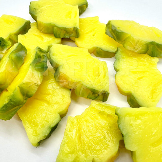 pineapple resin slices