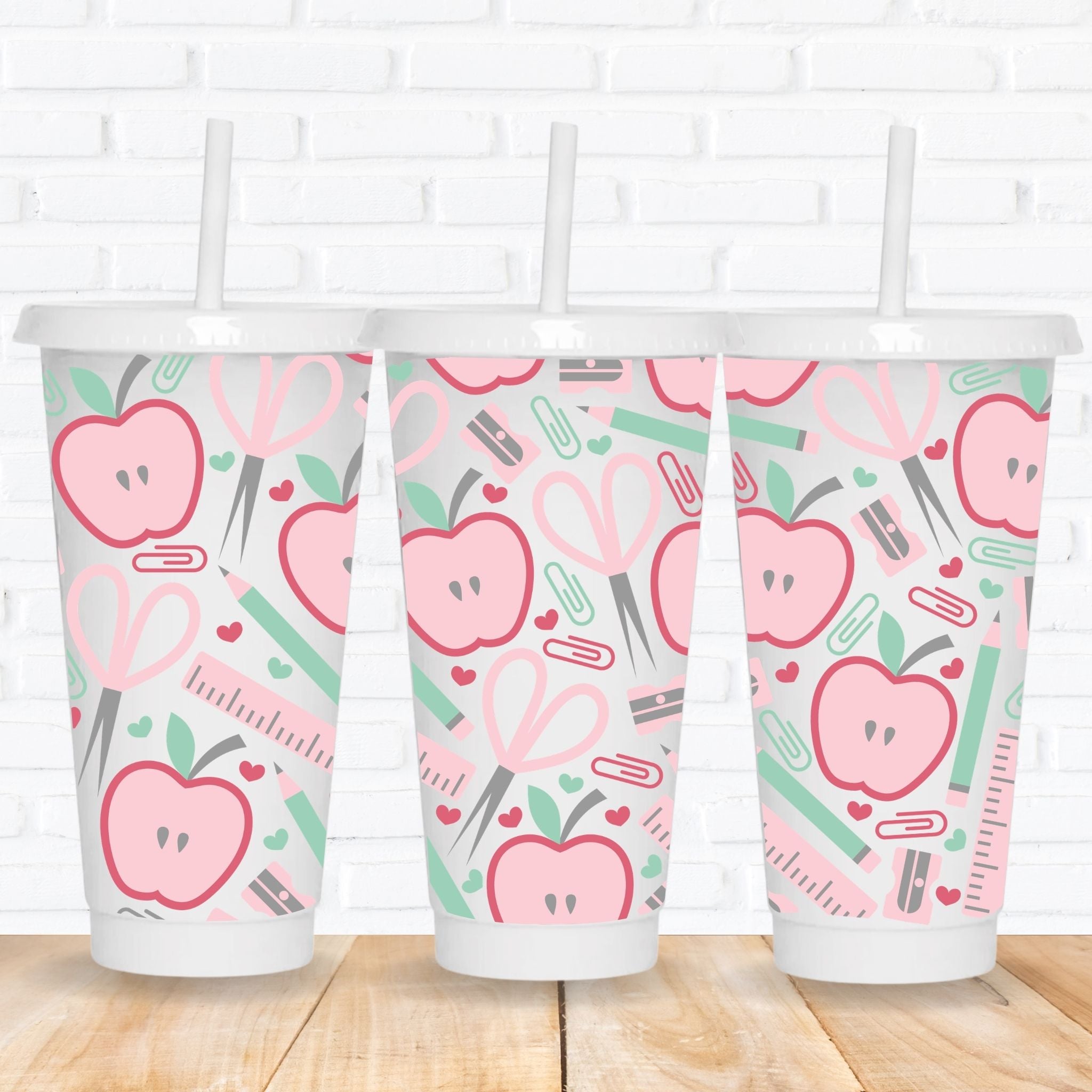 Printed Wraps | 24oz 710ml Cold Cups | UV DTF Design Vinyl Wrap ...