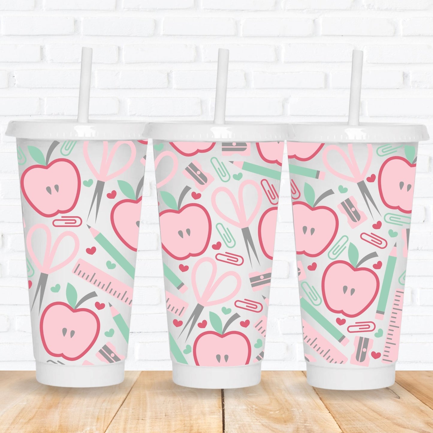 Pink Teacher | UV DTF Wrap