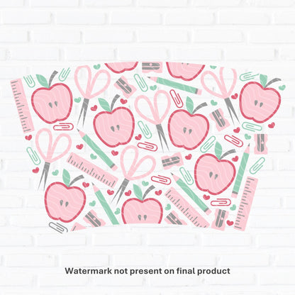 Pink Teacher | UV DTF Wrap