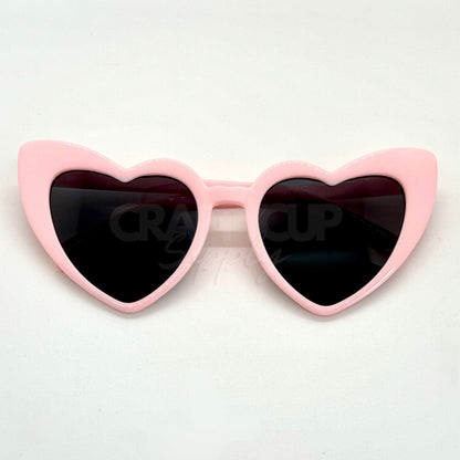 pink heart shaped sunglasses for rhinestones