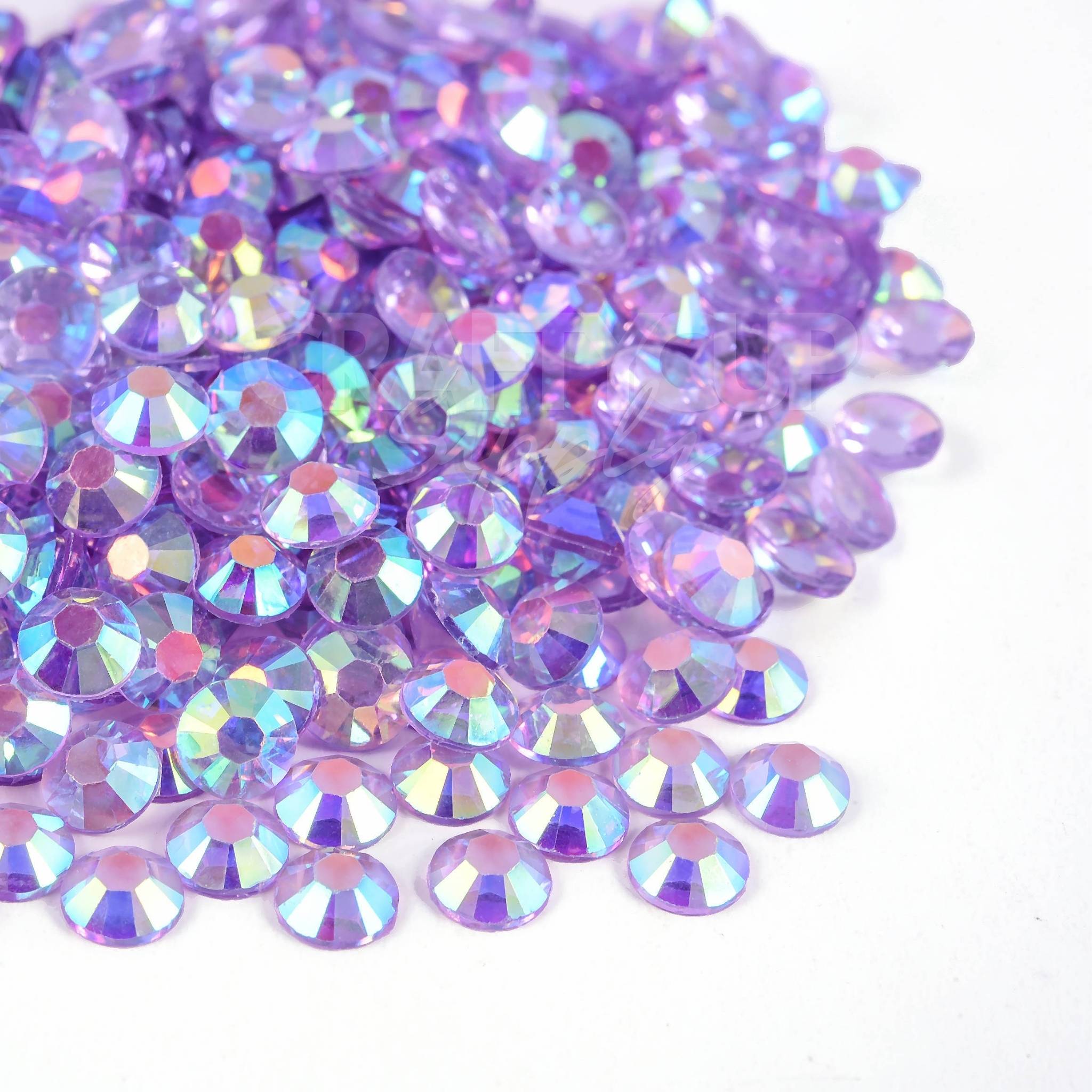 purple rhinestones