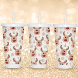 Christmas rudolf uv dtf wrap