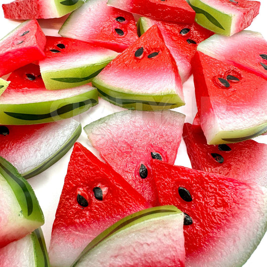 watermelon fake fruit slices