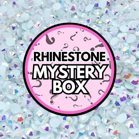Rhinestone Mystery Box (6 or 12 Packs | 3mm, 4mm, 5mm) + Gem Tray